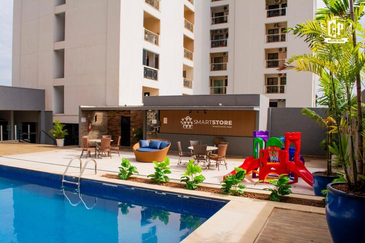 Elegancia & Conforto Flat Mobiliado Goiania Exterior photo